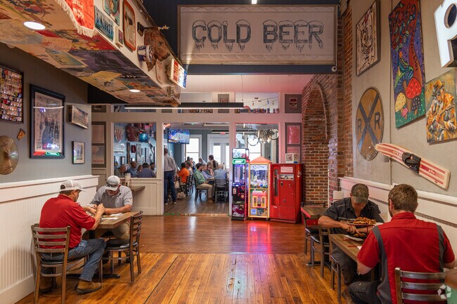 Lost Pizza Co. is a quaint dining spot on the Andalusia Town Square in the downtown area.