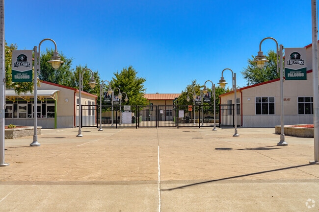 River Valley High School is fenced in for student protection.