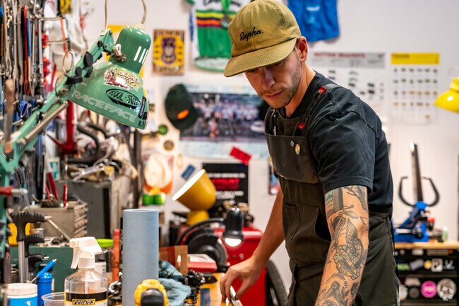 Those needing a tune up or a new bike can stop in Marion Cycle Works.