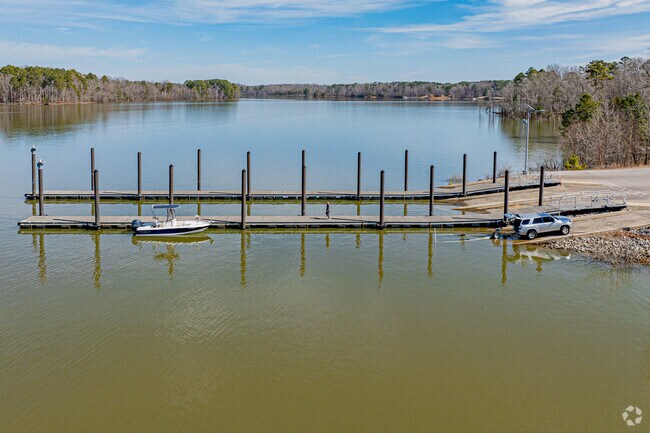 Henderson residents enjoy boating on nearby Kerr Lake.