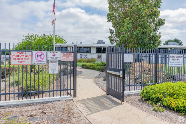 enter the gates to a great school at Wakeham Elementary School.