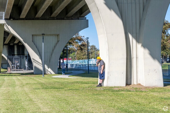 The Downtown Marina near Houma Heights is a popular place to hang out.