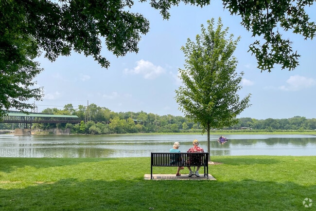 Enjoy the view of the Fox River near Northeast St. Charles.