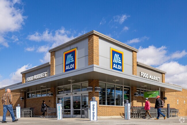 Aldi is a popular choice just outside of Bennett for affordable shopping trips.