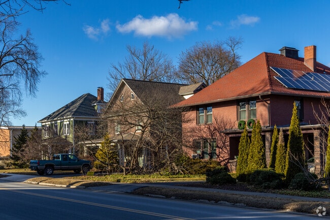 Streets are lined with sidewalks in Lock Haven, making it an easily walkable community.