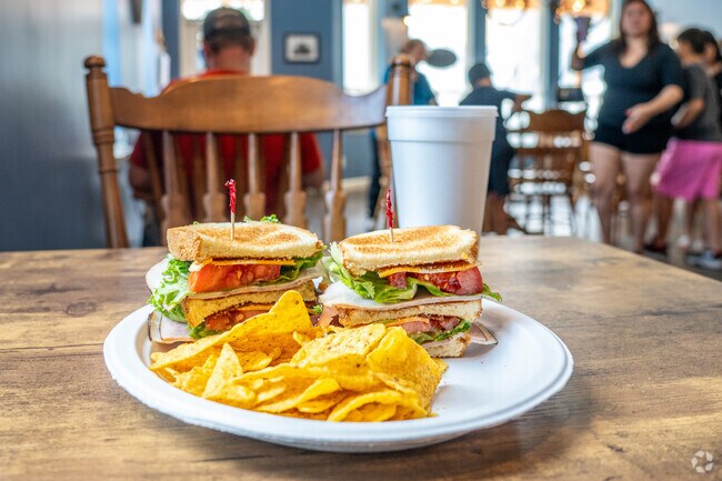 The turkey blt sandwich from Clyde's Bistro is a local Stockwell favorite.