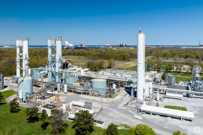 Industrial developments offer many jobs in the Portage area.