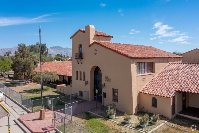 Sam Hughes Elementary serves grades K-5 in Tucson, Arizona.