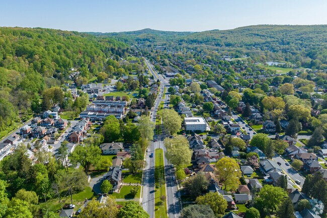 Aerial view of Pennside