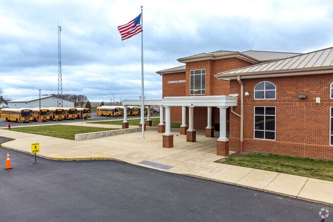 Canaan Middle School is located in Madison County, Plain City Ohio.