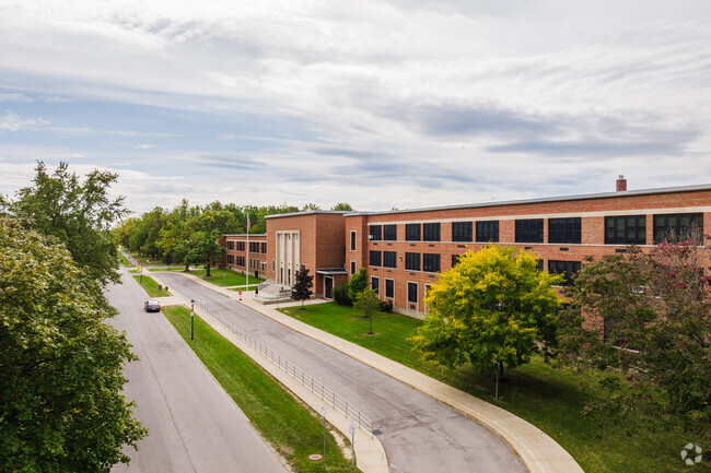 Ben Franklin Middle and Elementary School in Kenmore share one building.