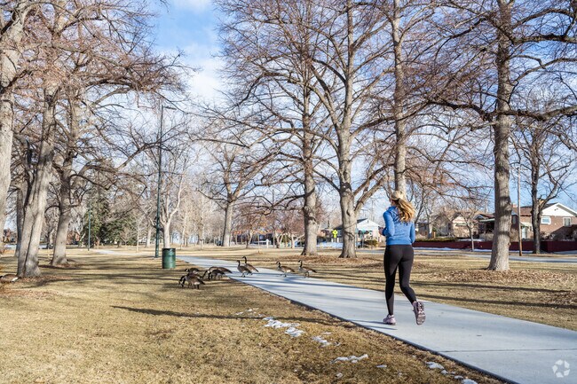 Rocky Mountain Lake Park is minutes away from Chaffee Park and features miles of paved trails.
