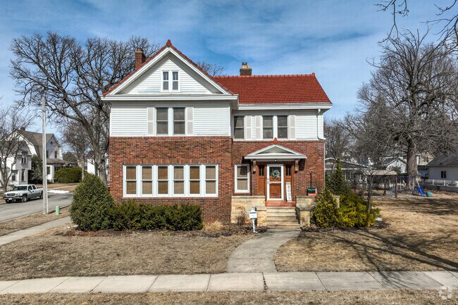 Traditional two story homes can be found in established Austin neighborhoods