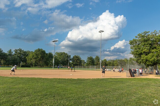 Many ball fields are enjoyed by teams in Fenton City Park.
