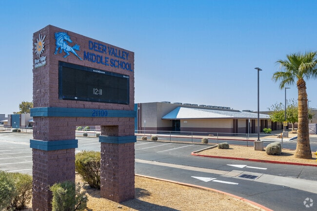 Growing students in North Central Phoenix may attend Deer Valley Middle School.