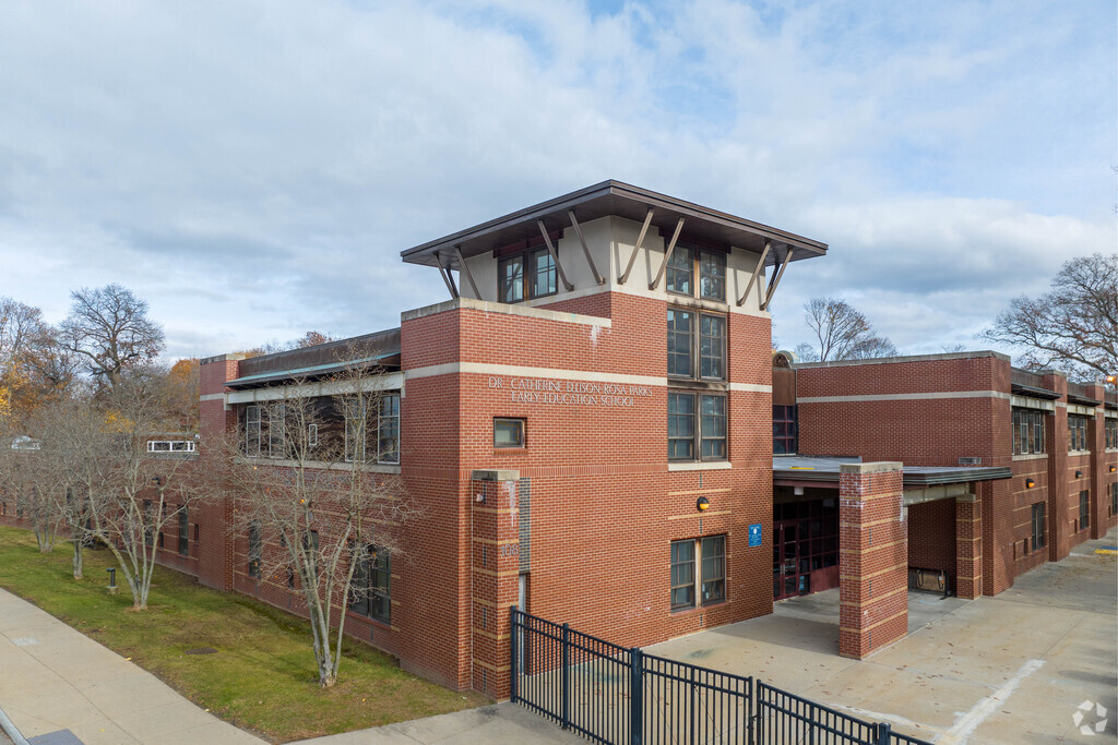 Dr. Catherine Ellison-Rosa Parks Early Education School is located in the Mattapan neighborhood.