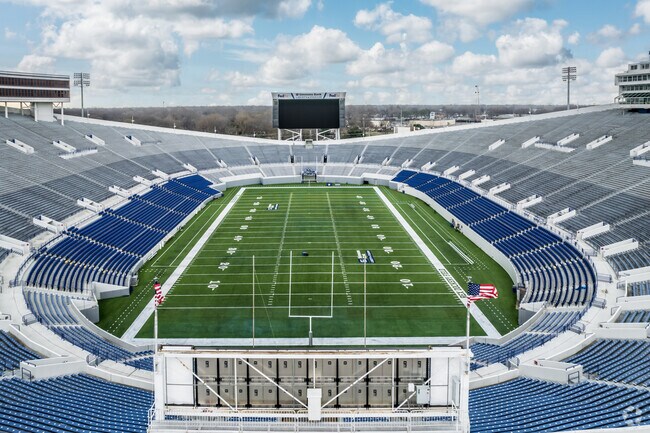Enjoy a college football game at Simmons Bank Liberty Stadium.
