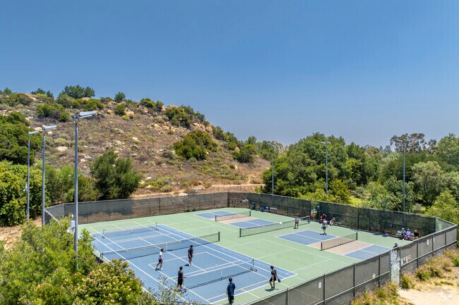 Play a game of tennis at the Chatsworth Park South in Chatsworth.