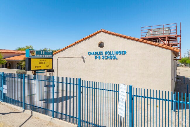 Hollinger K-8 School stands as a cornerstone of the Wakefield community, fostering bilingual education and cultural appreciation in a supportive setting.