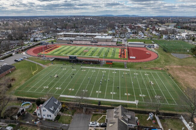 Somerville High School features two full size football fields.