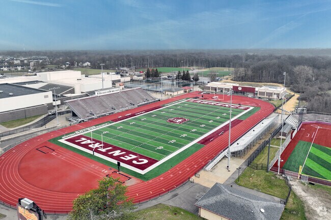 Lawrence Central High School football also draws a crowd in the fall.