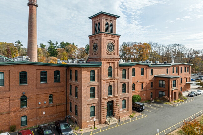 Manchester grew around the Cheney Brother's textile mills, many of which are now apartments.