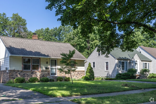 Small ranch style homes are very common in Elmwood.