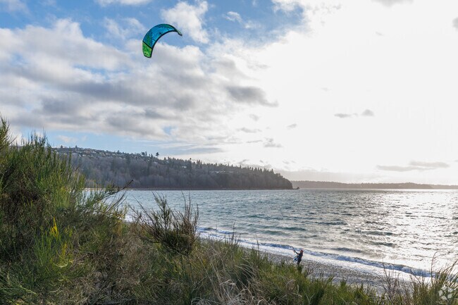Richmond Beach Saltwater Park is a popular spot for all kinds of water sports.
