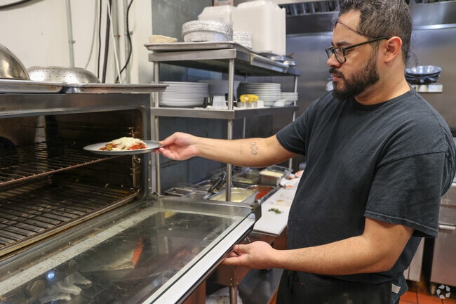 Goombas & Donzito Pizzeria serves up the best Chicken Parm in Greater Pines.