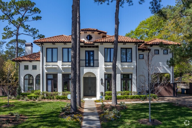 Some homes in Hunters Creek Village draw inspiration from large Mediterranean villas.