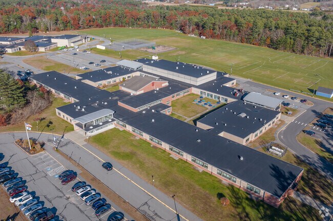Adjacent to the elementary school, the Albert F. Ford Middle School in Acushnet is convenient.
