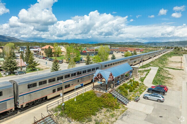 For longer or more scenic routes, Tabernash residents can take the Amtrak at the Fraser Park/Winter Park Station.