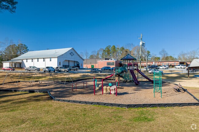 Centralhatchee Elementary School features a nice playground for the students.