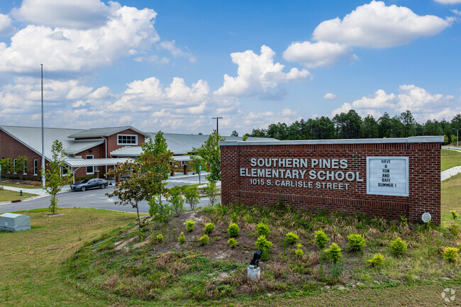 Southern Pines Elementary serves over 600 students.
