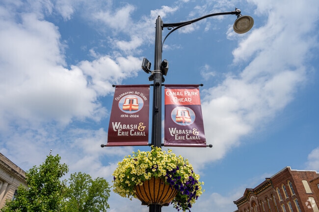 The Wabash and Erie Canal is a big draw for Pittsburg and the surrounding towns.
