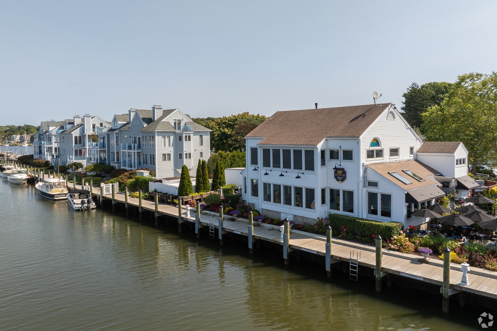 Waterfront properties are in no short supply in the West Mystic area.