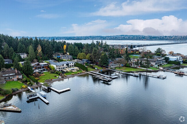 Amazing homes sit on the shores of First Hill.