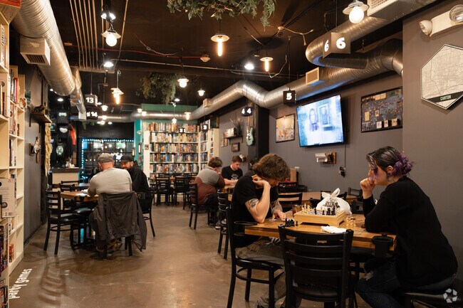 With over 1,500 tabletop games, Milestone is a great place for fun with great food and spirits.