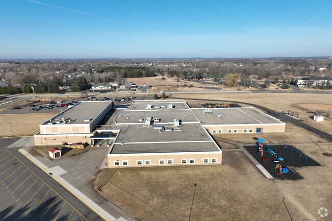 Pine Meadow Elementary School serves grades 1-2.
