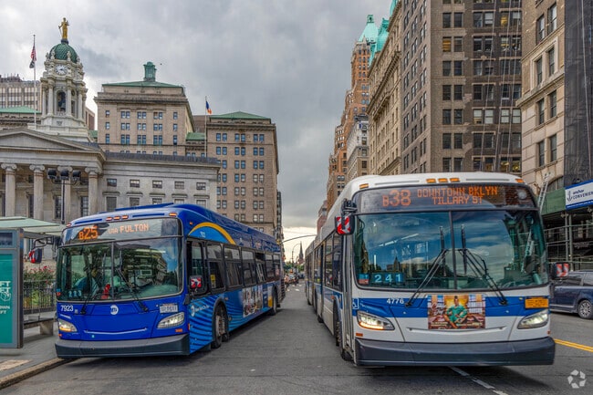 Cobble Hill residents get around by foot, bus, subway, or ferry.