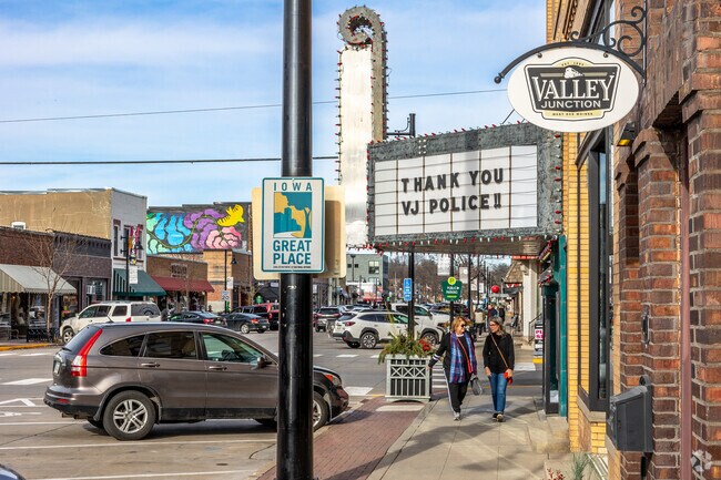 Historic Valley Junction is a shopping and dining destination.