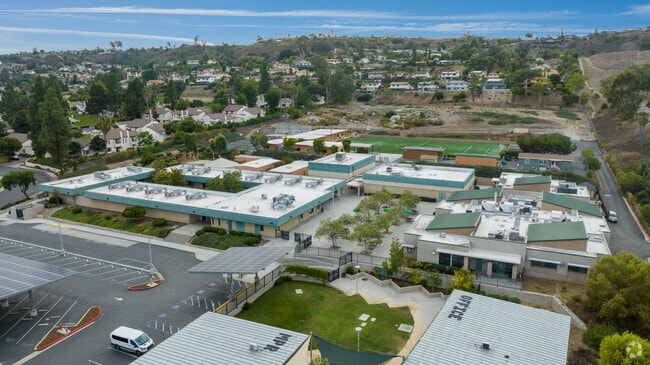 A view from above Chaparral High School.