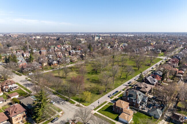 Voigt Park offers plenty of room to run a dog, toss a disc, or enjoy nature.