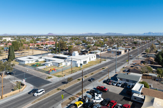 New Horizon School is located on Broadway Road in Mesa.