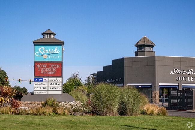 Get your fashion fix at the Seaside outlet mall in Stanley Acres.