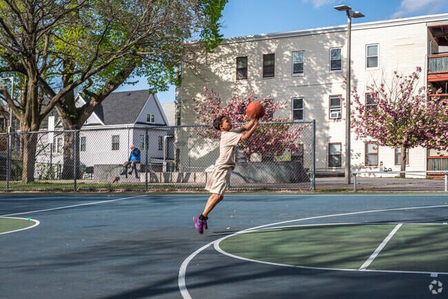 Residents of Sav-Mor can improve their shooting skills from long range at Little Scobie Park.