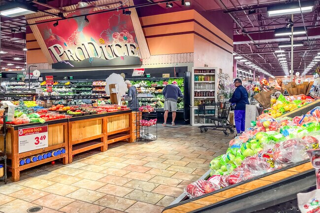 Residents of the Market Heights neighborhood can get fresh produce and fruit at the Giant Eagle.