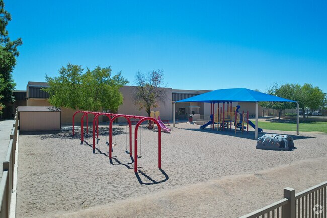 Pomeroy Elementary includes a smaller playground for younger students.