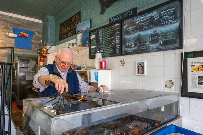 For the freshest seafood in North Quincy head to Burke’s Seafood.