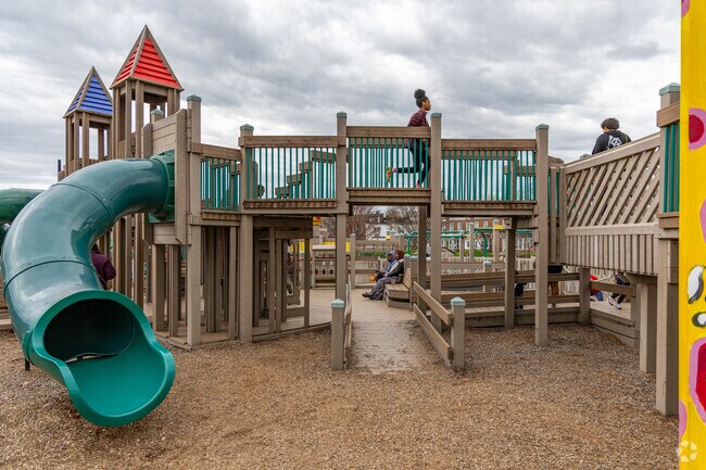 Baltimore Memorial Stadium has a family-friendly playground that is fun and safe for kids.